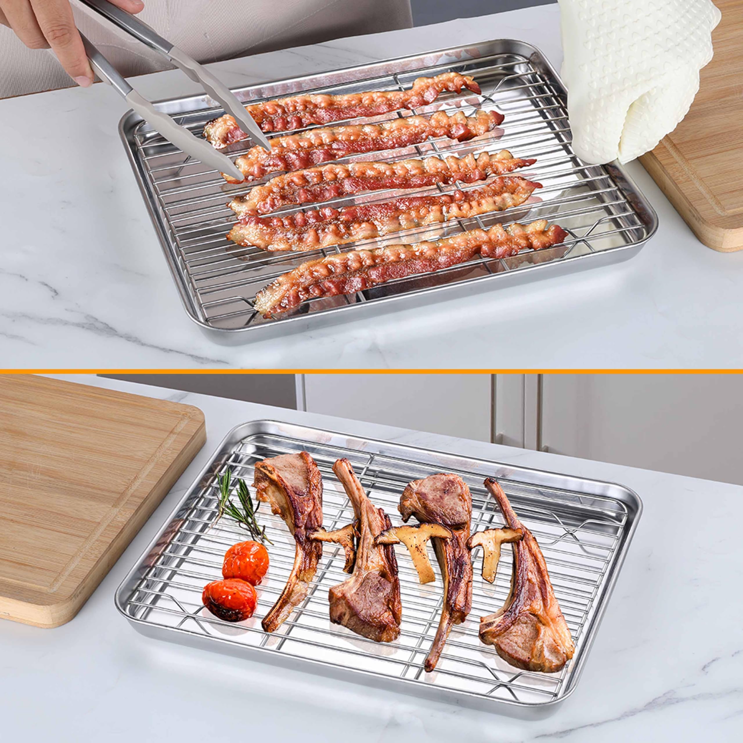 Homikit dishwasher-safe bakeware simplifies cleanup after cooking.