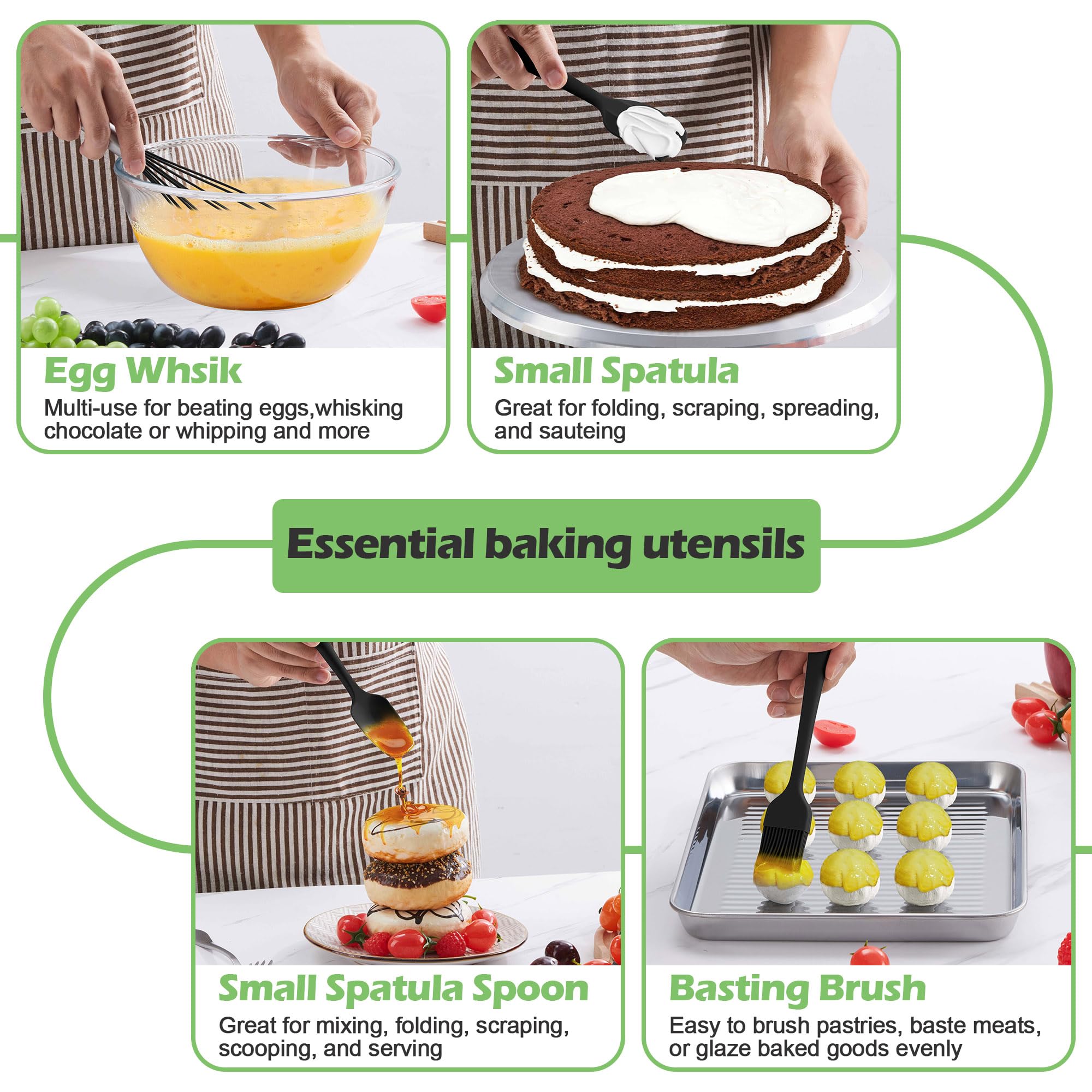 Homikit utensils are dishwasher-safe for quick cleanup after meals.
