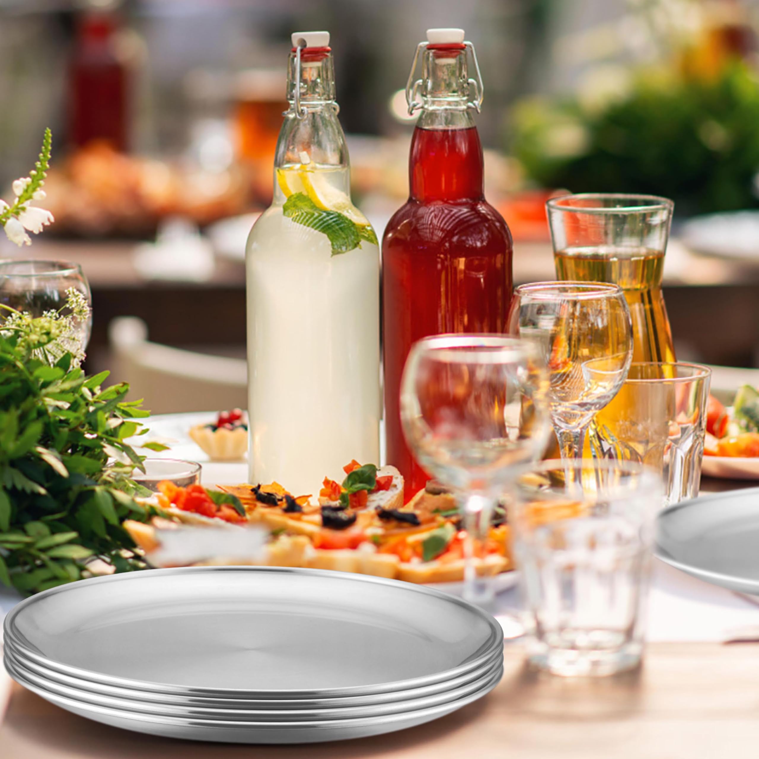 Gift-ready Homikit stainless steel plates for family and friends