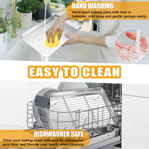 Homikit mirror-polish finish for easy cleaning in dishwasher