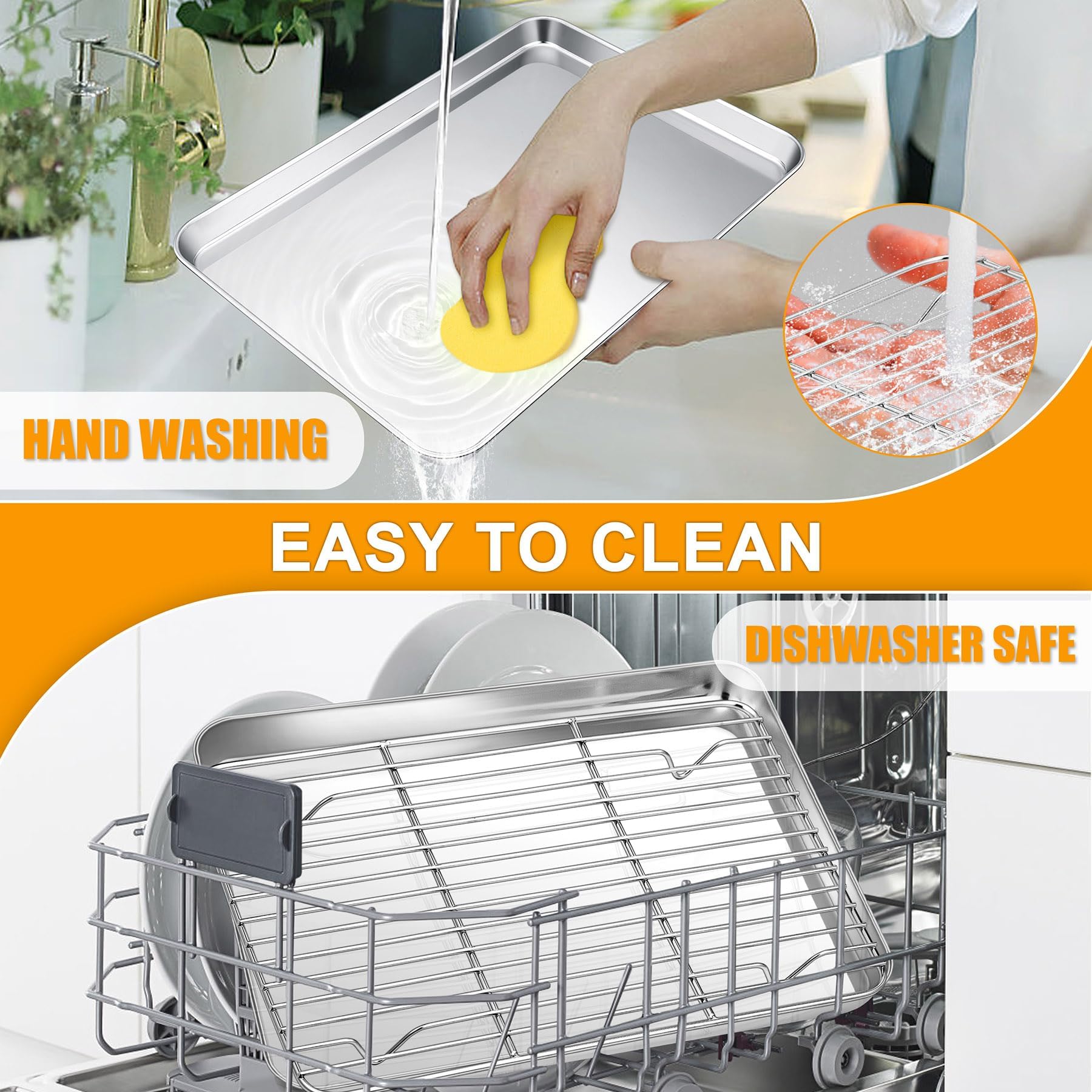 Homikit nesting design saves cabinet space when storing together.