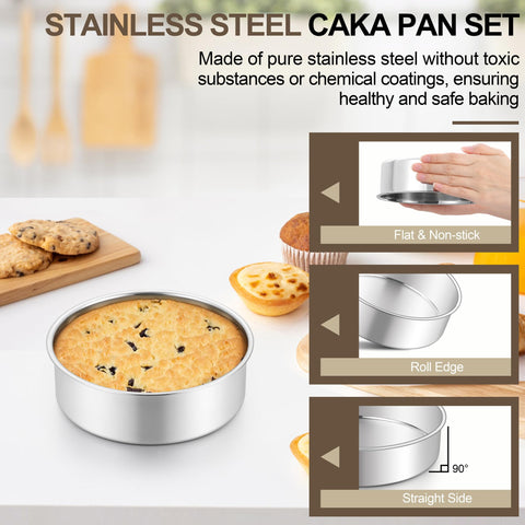 Interior flat bottom provides uniform browning in Homikit pans.
