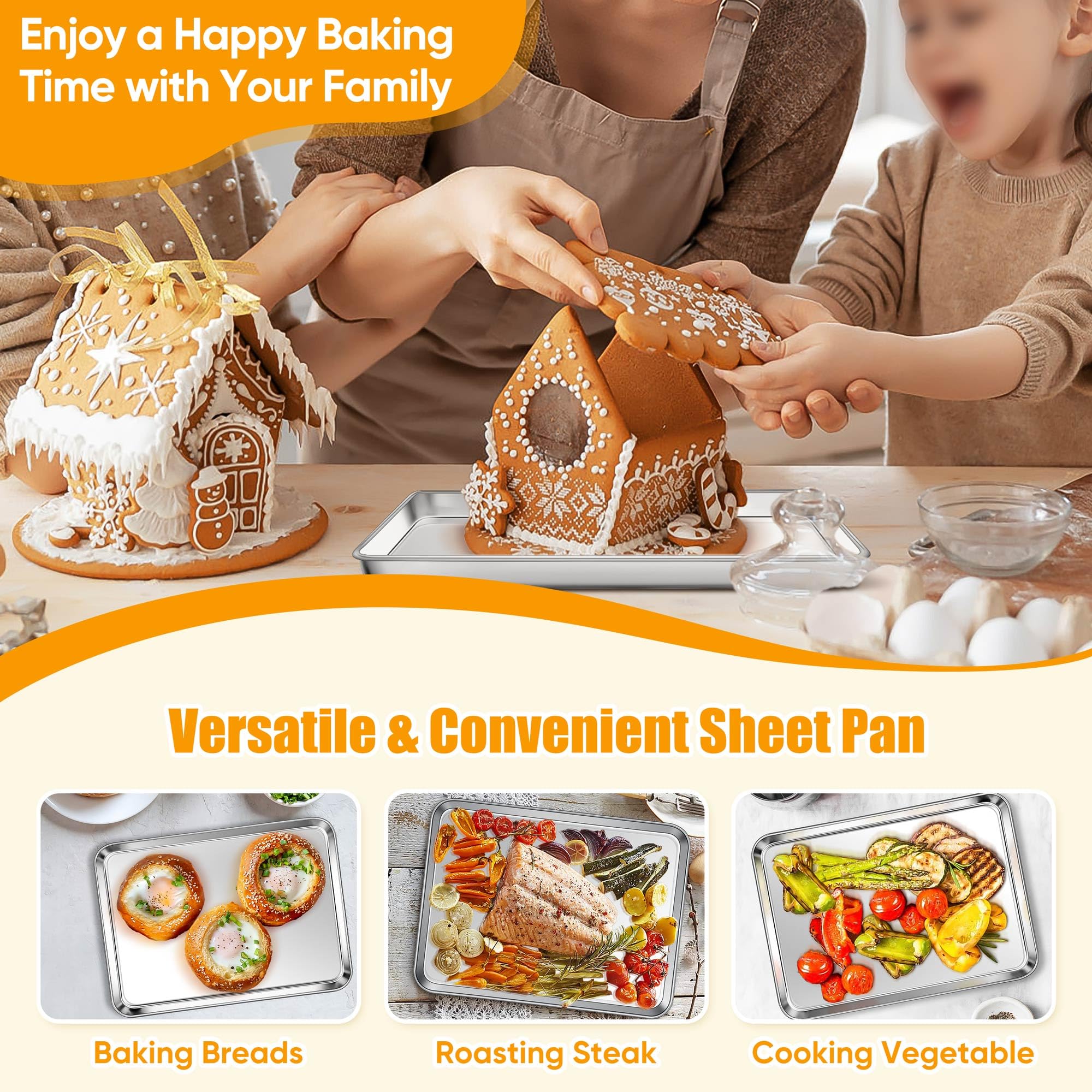 Homikit rustproof steel pan built for long-lasting kitchen use.