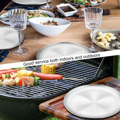 Versatile serving plates from Homikit for pancakes, pasta, salads