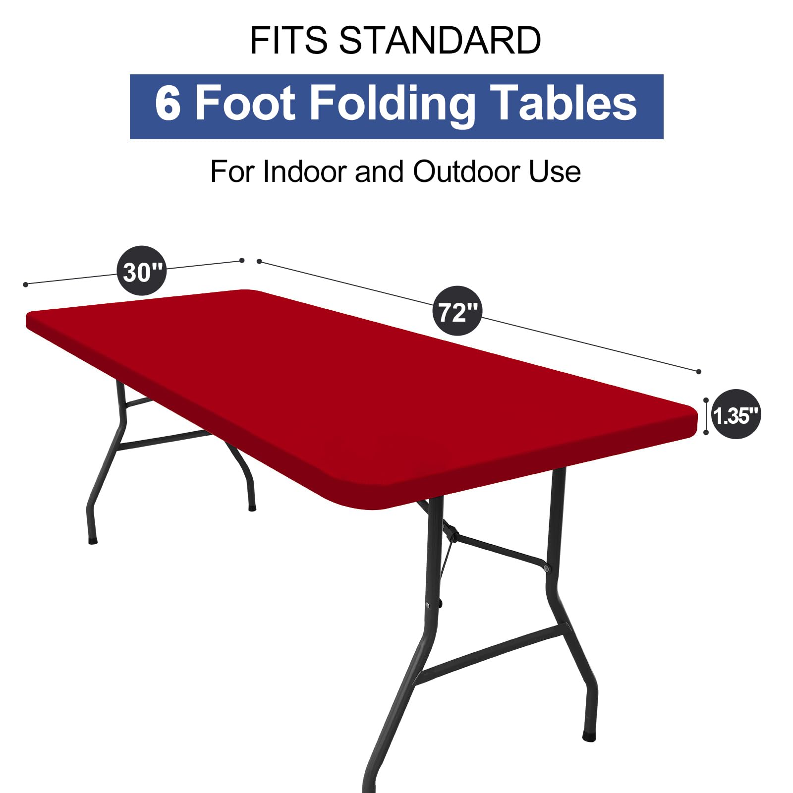 Homing rectangle table cloth cover suited for multipurpose parties, picnics, camping.
