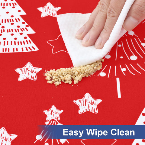 Homing round tablecloth machine washable design saves time on cleanup.