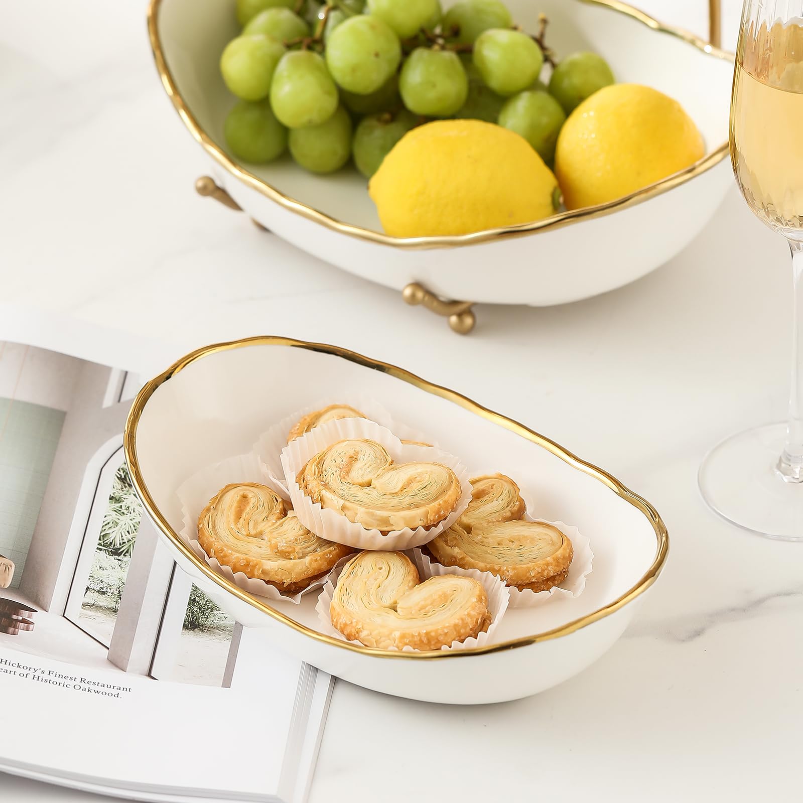 HOMKULA countertop fruit stand combines practicality with style