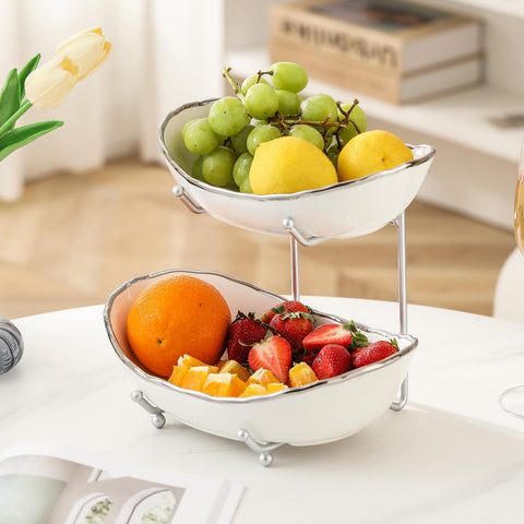 HOMKULA dishwasher-safe fruit stand is easy to clean after meals