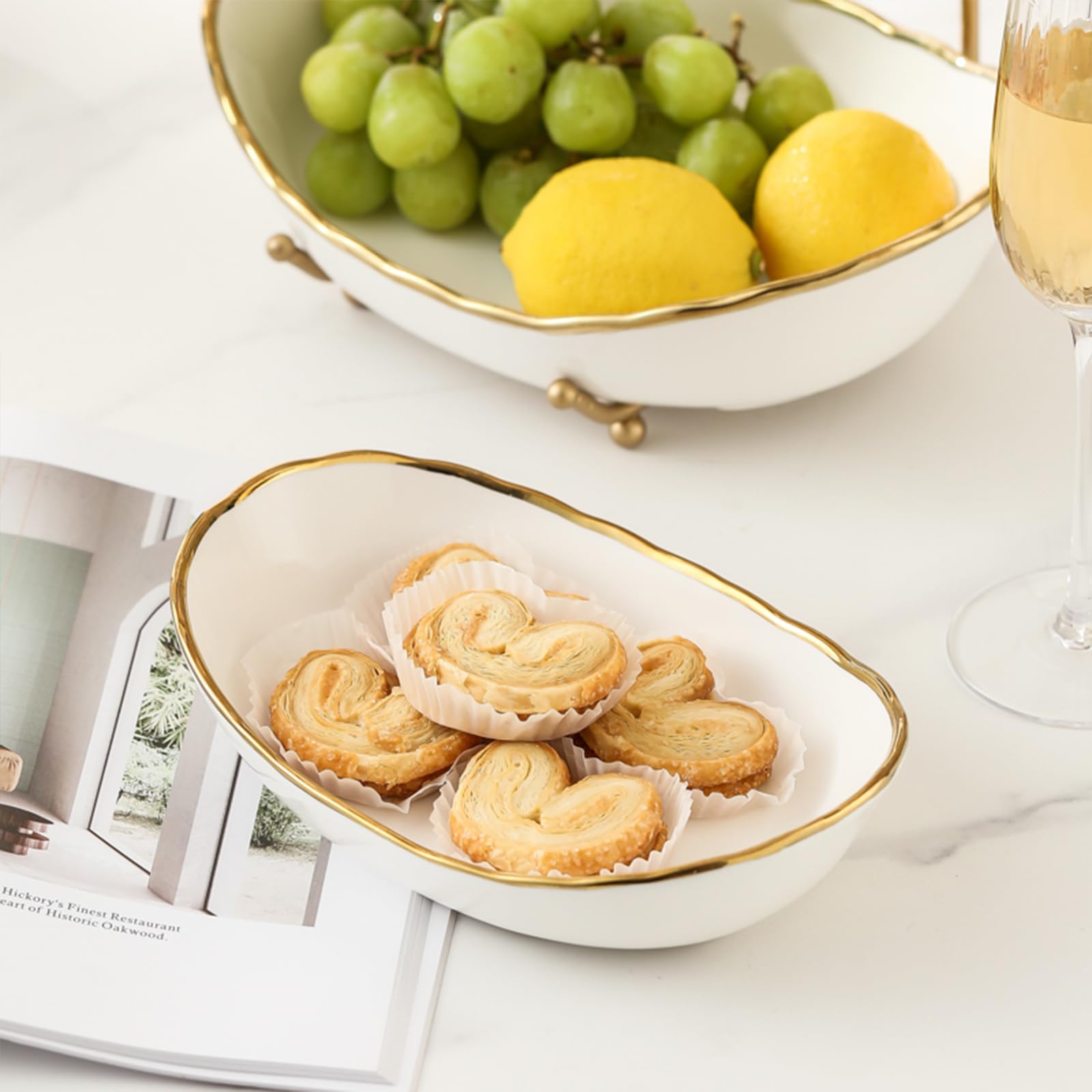 HOMKULA dishwasher-safe ceramic bowls for easy cleanup
