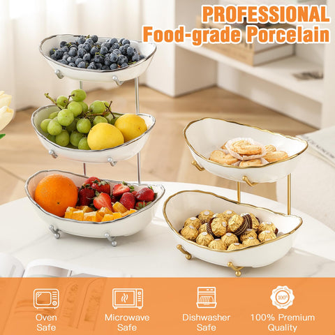 HOMKULA gold metal stand provides sturdy support and luxury touch