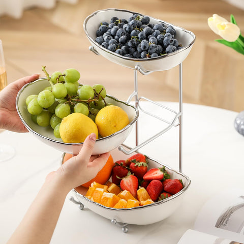 HOMKULA silver metal stand showing sturdy support