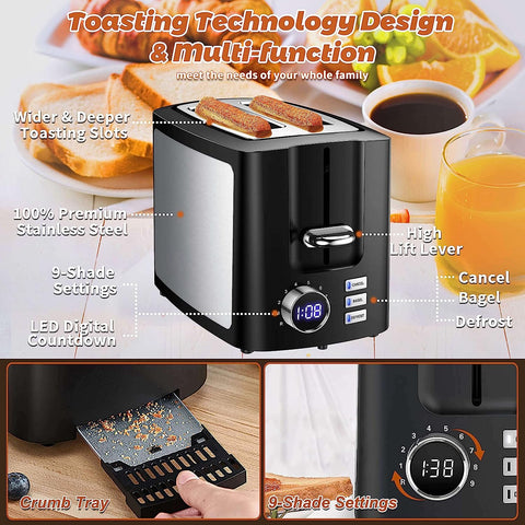 Hommater Toaster cord storage keeps counters neat and clutter-free