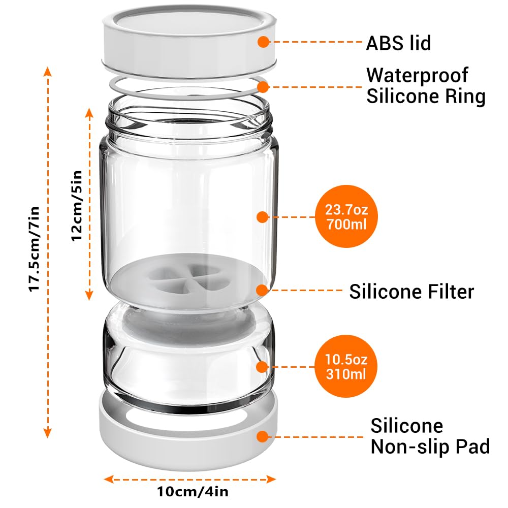 Homnoble wide-mouth design facilitates thorough cleaning and ingredient loading