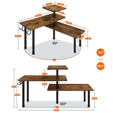 Homode kitchen spice rack offers easy access and stylish organization.
