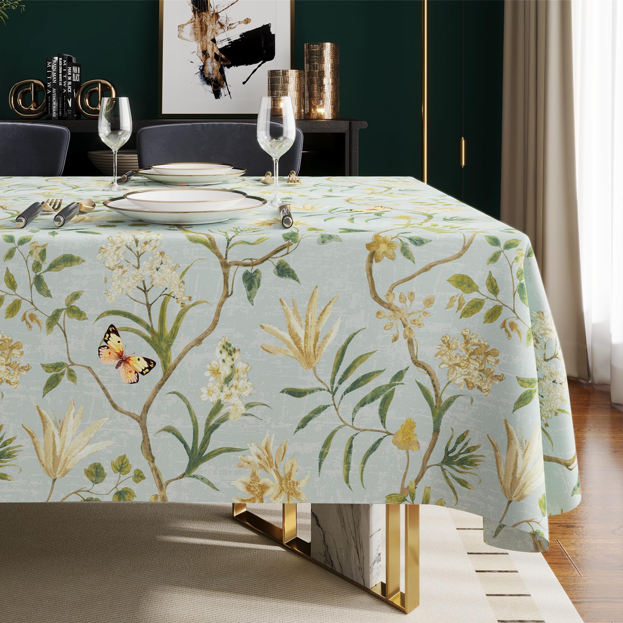 HOMOHEINI leaves-pattern table cloth makes a thoughtful housewarming gift