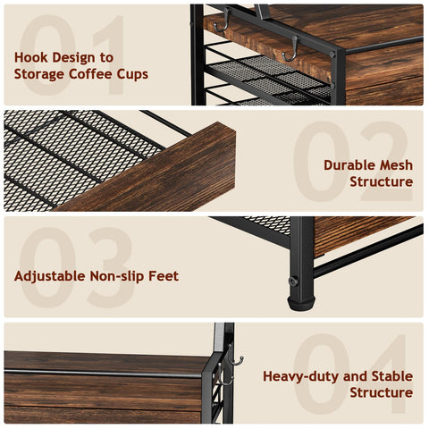 Homsorout multi-purpose-storage demonstrates versatile use for wine, oils, or spices.