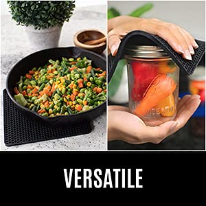 HOMWE set is machine-washable for easy cleaning after cooking