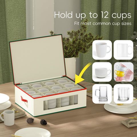 Homyfort dustproof lid and stackable design for neat storage.