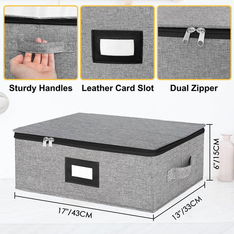 Homyfort lid with label window speeds content identification.
