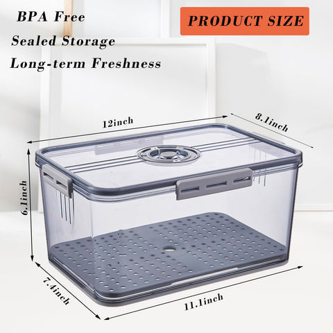 Honbuty Bread Box air valve enables gentle circulation when needed