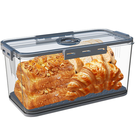 Honbuty bread box dial lid with date reminder for freshness