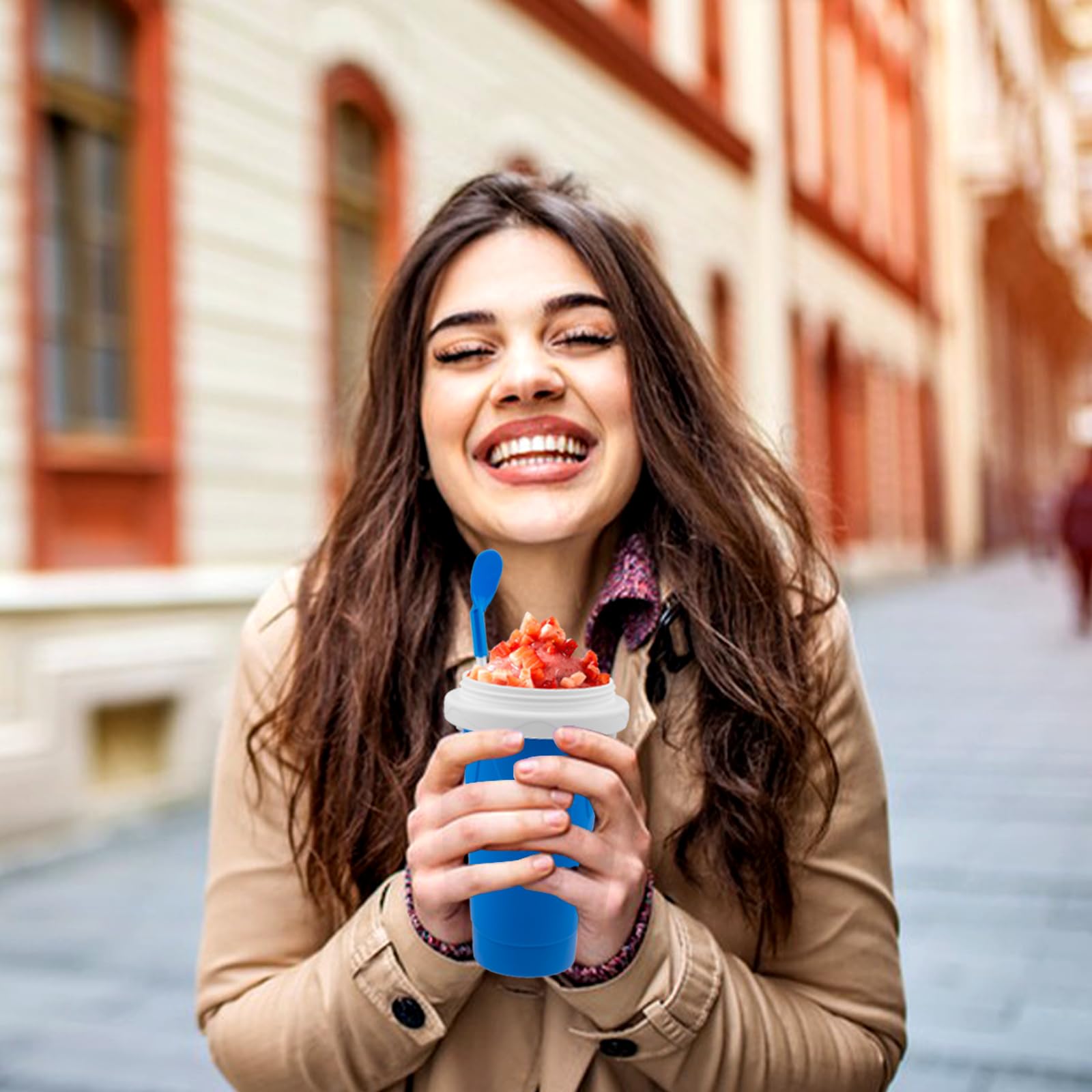 Honbuty easy-clean ice-cream mix cups simplify post-use cleanup.