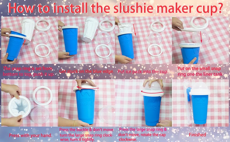 Honbuty Slushie Cup gift-pack blue ideal for birthdays and holidays.