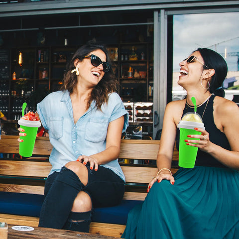 Honbuty Slushie Cup is lightweight, washable, and reusable for everyday use.