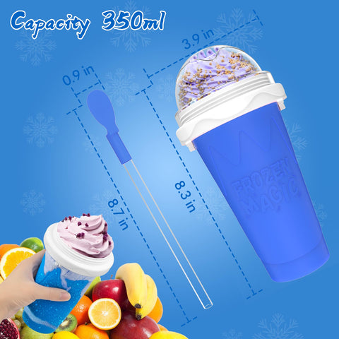 Honbuty Slushie Cup travel-ready for cooling drinks on the go.