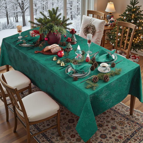 Honellaty jacquard damask pattern adds texture to your table setting.