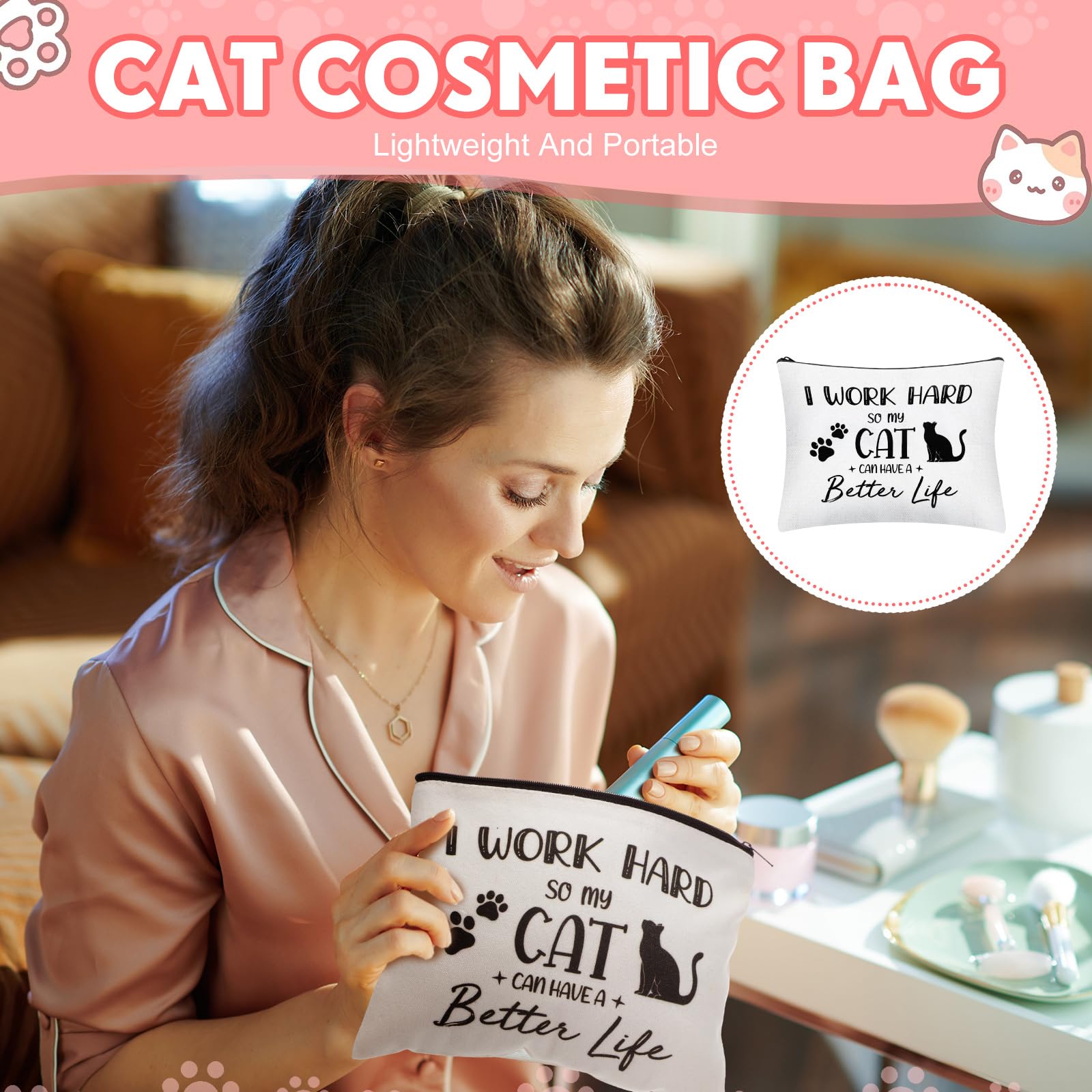 Honeydak cat mom keychain as a cute key accessory and keepsake.