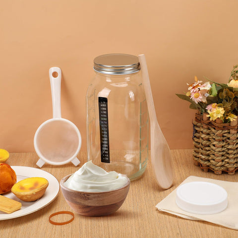 Honeydak cheese cloth filter for clean kefir and yogurt filtration