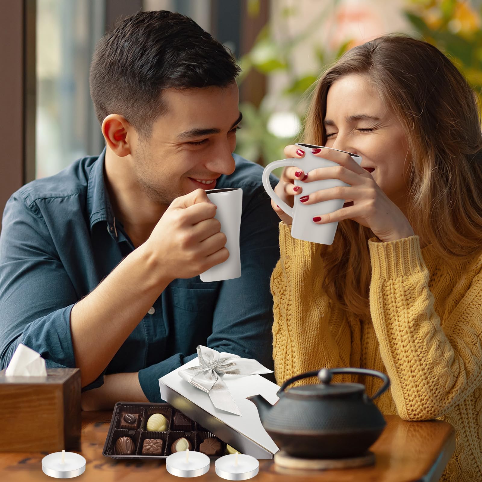 Honeydak fondue cup showing tea light holder for steady heat