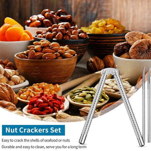Honeydak 3-piece nutcracker set complements any organized kitchen space.