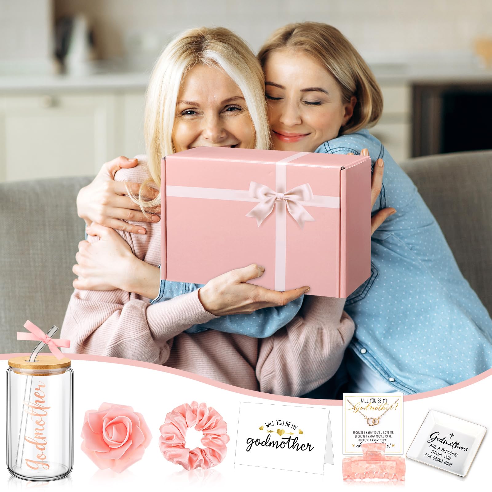 Honeydak preserved flower embellishment adds lasting warmth to the gift.