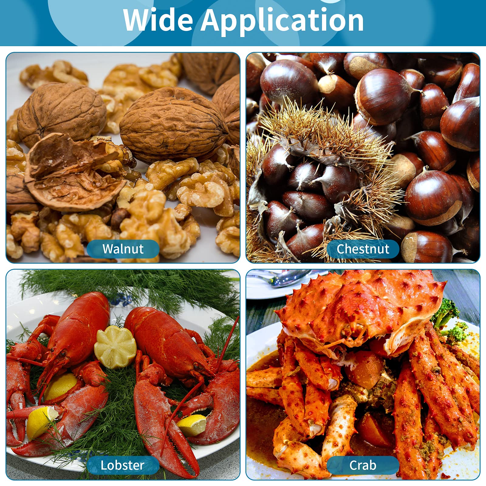Honeydak nut picks simplify seafood prep with clean, dishwasher-safe design.