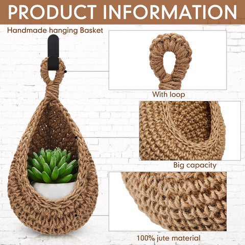 Honeydak wall baskets with hooks help organize kitchen counters.