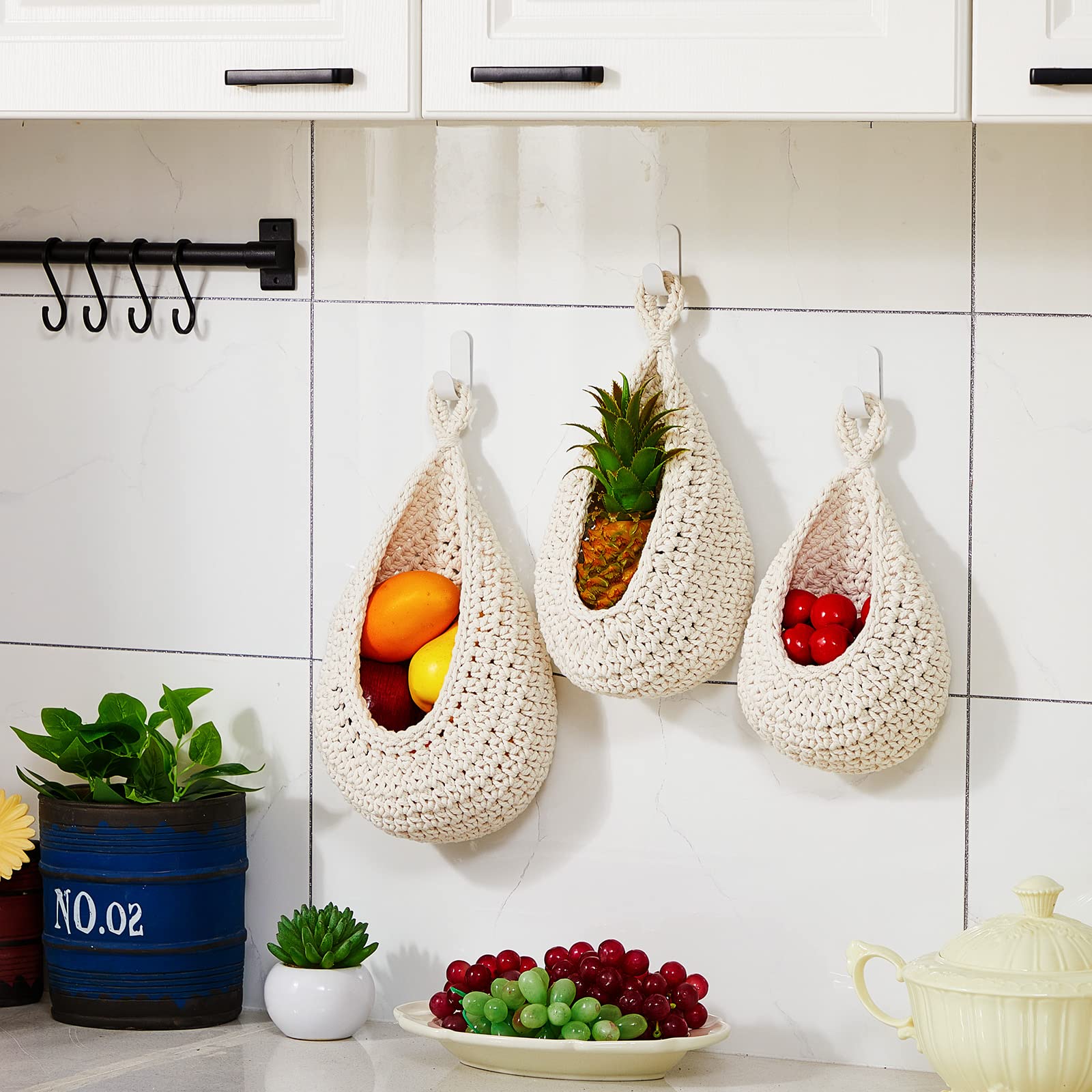 Honeydak wall mount baskets for flowers or plants enhancing vertical storage