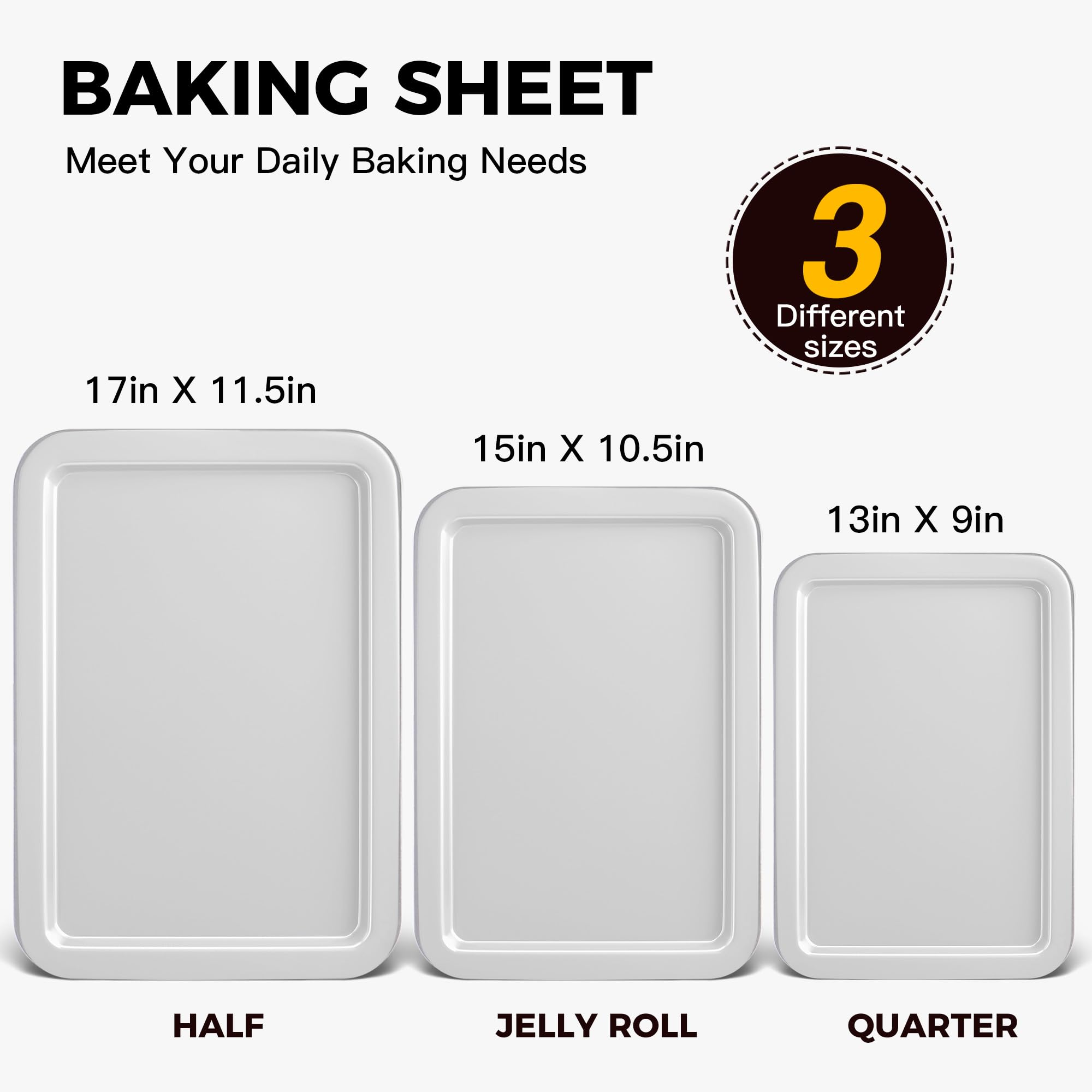 HONGBAKE carbon steel bake trays built for sturdy daily use.