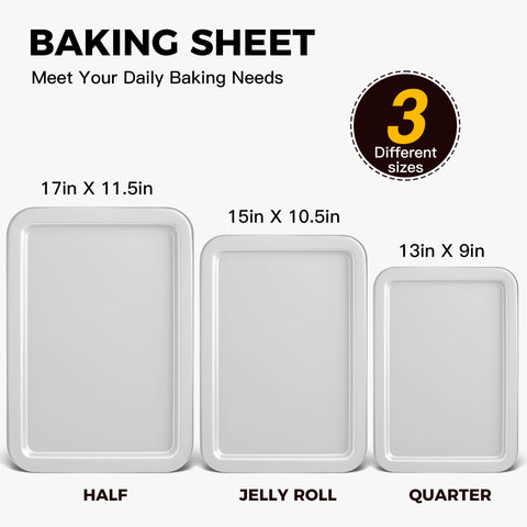 HONGBAKE carbon steel bake trays built for sturdy daily use.