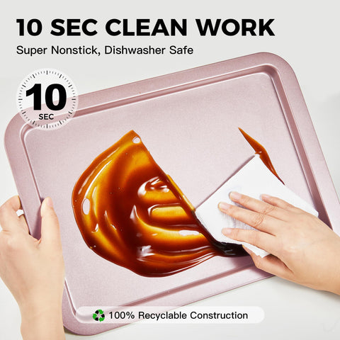 HongBAKE dishwasher-safe bakeware simplifies cleanup.