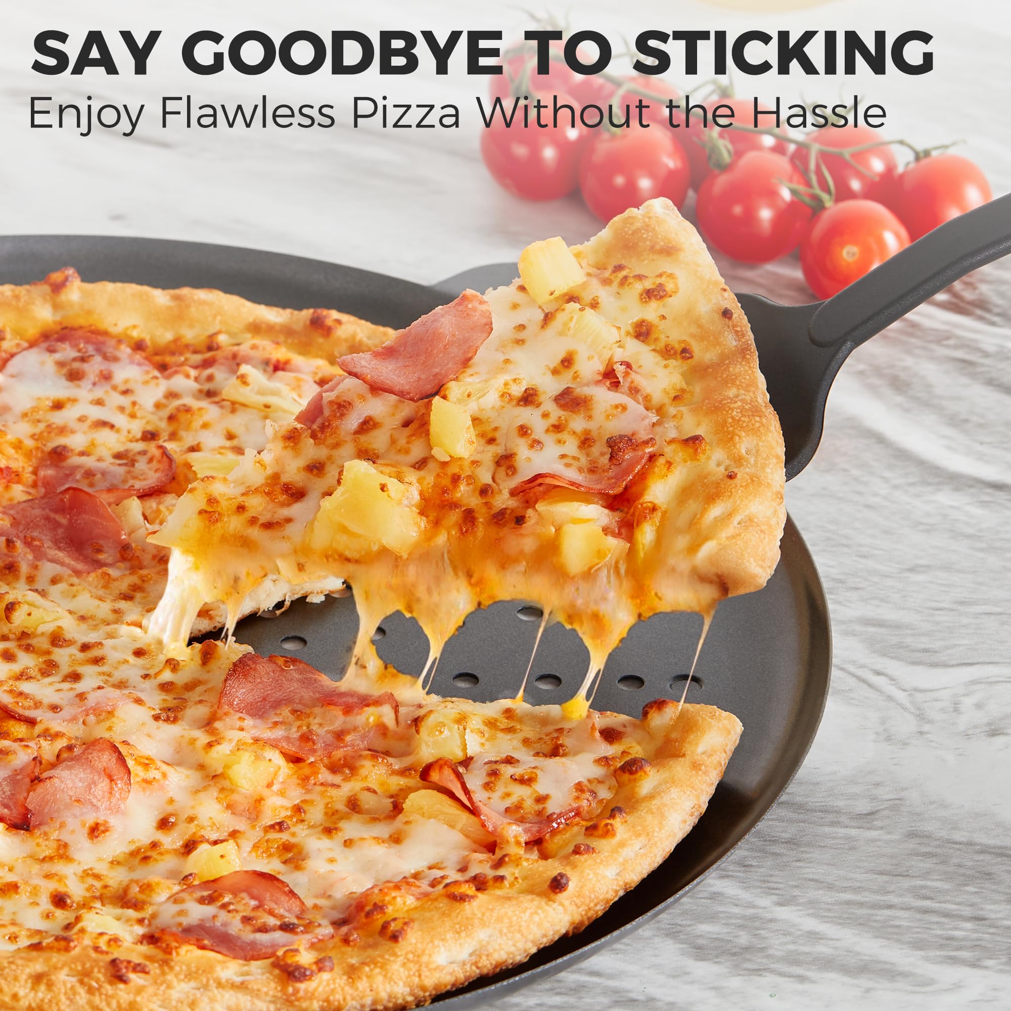 HONGBAKE durable 0.8mm carbon steel pan withstands high oven temperatures