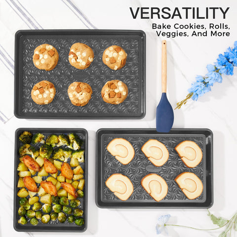 Hongbake floral swirl texture boosts airflow for quicker, even baking