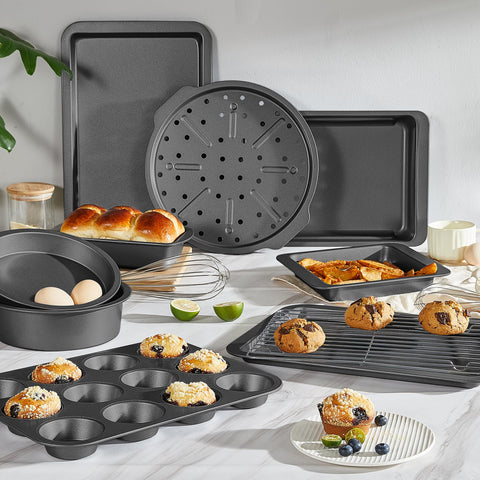 HONGBAKE half-sheet pan with wide grip for stable baking