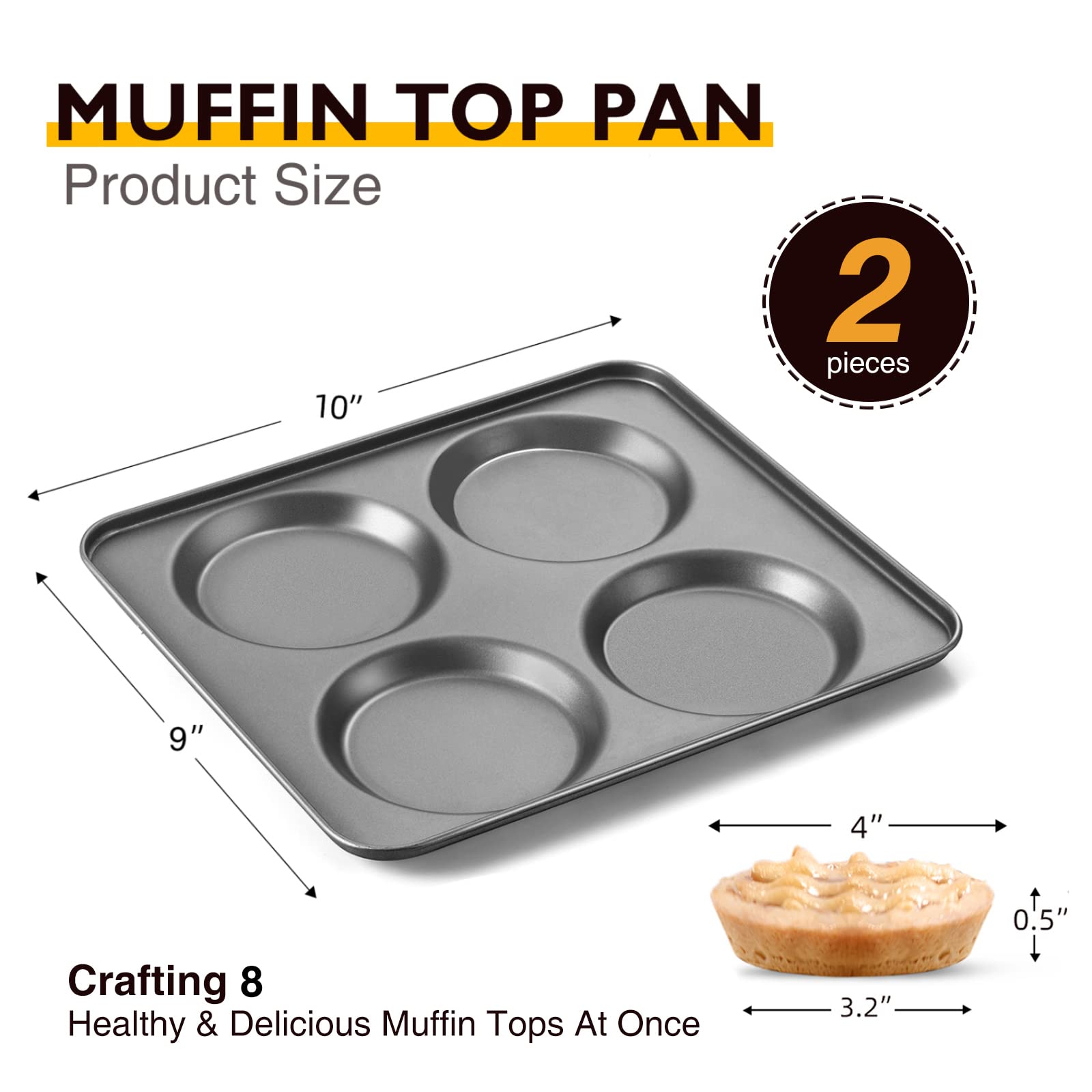 HONGBAKE pan features integral construction with no solder joints for durability.