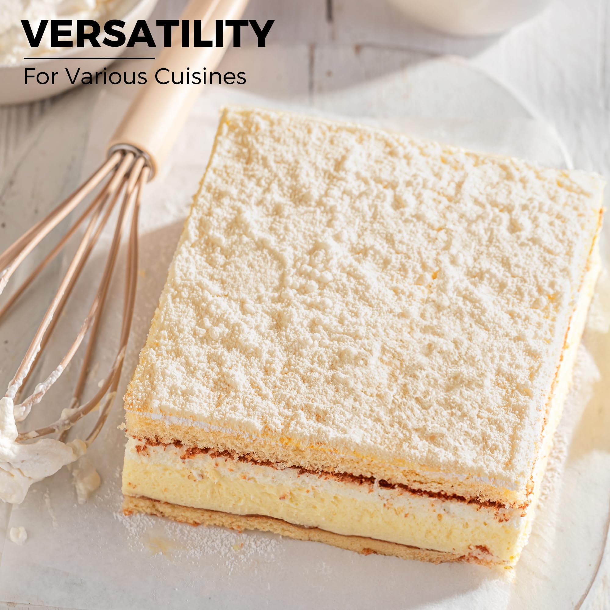 HONGBAKE nonstick coating provides easy release and simple cleanup.