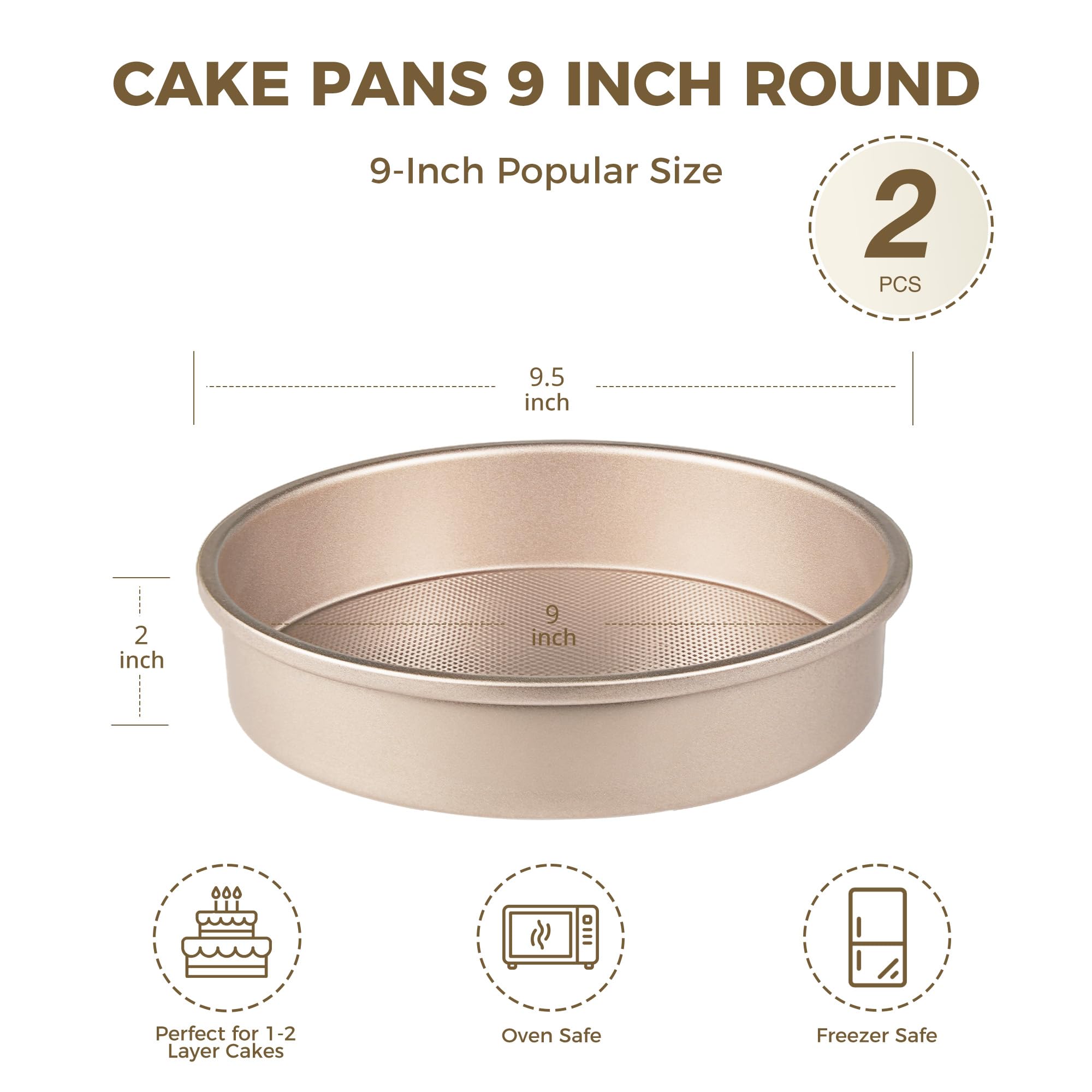 HONGBAKE oven-safe up to 500°F for versatile baking