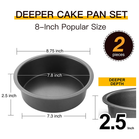 HONGBAKE near-90-degree edge design ensures clean, precise cake layers