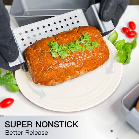 HONGBAKE side-less lifting tray enables clean, mess-free serving and slicing.