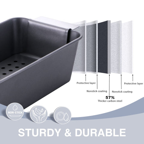 HONGBAKE 34% silicon-rich surface provides smooth release and resistant to scratching.